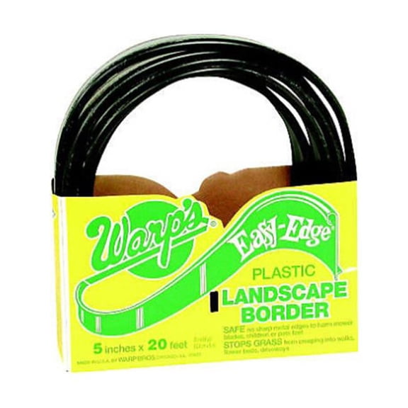 5 in. x 100 ft. Easy-Edge Landscape Border - Black