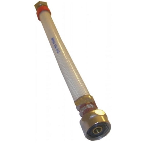 5 in. x .5 in. IPS x 16 in. Plastic Supply Flex Hose Connector