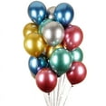 thumbnail image 1 of 5 inch 10 inch 12 inch 18 inch 36 inch metal balloon birthday party decoration chrome metal latex balloon - Light Purple, 1 of 1