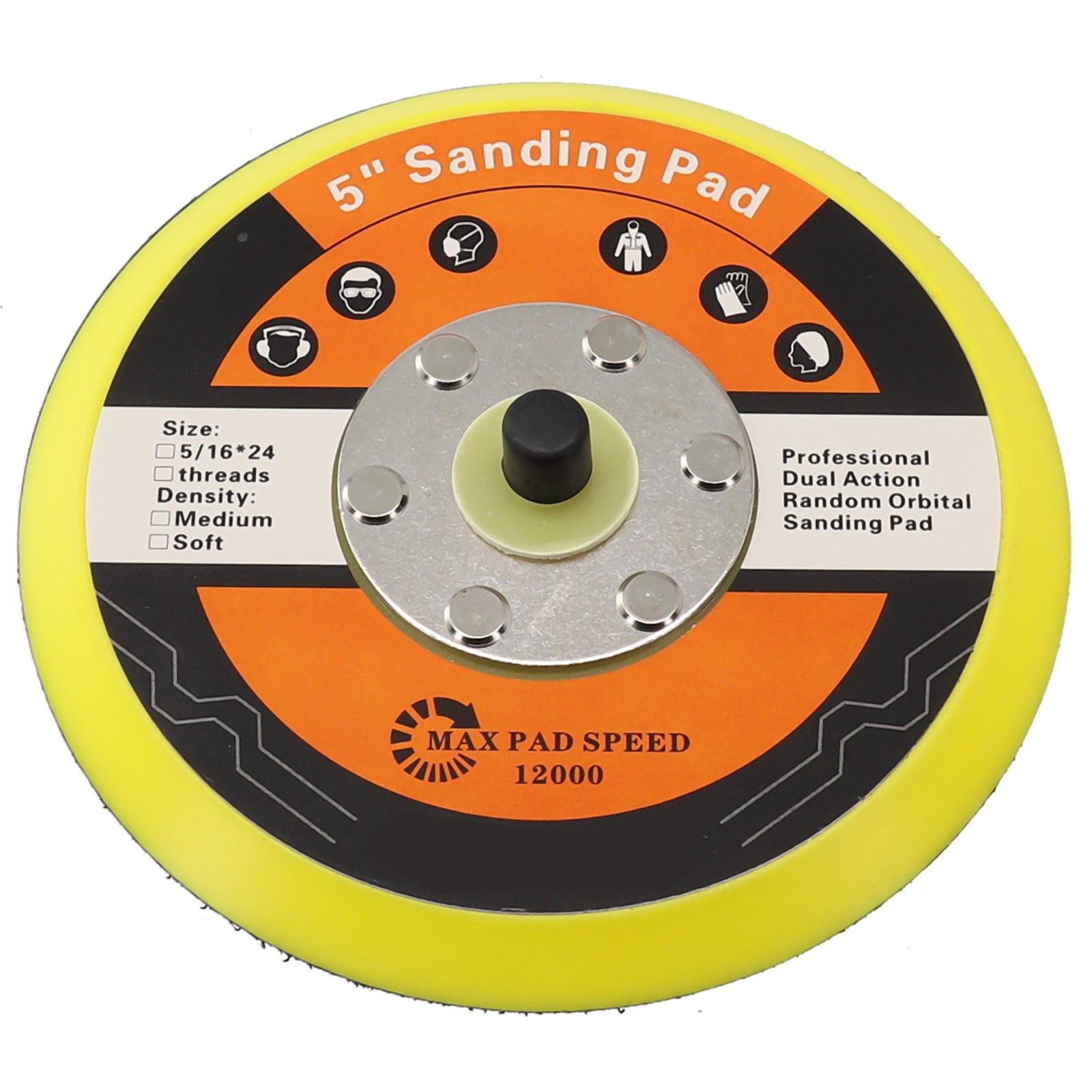 5 inch 125mm Sanding Pad DA Polish Backing Plate Hook and Loop Abrasive Tools