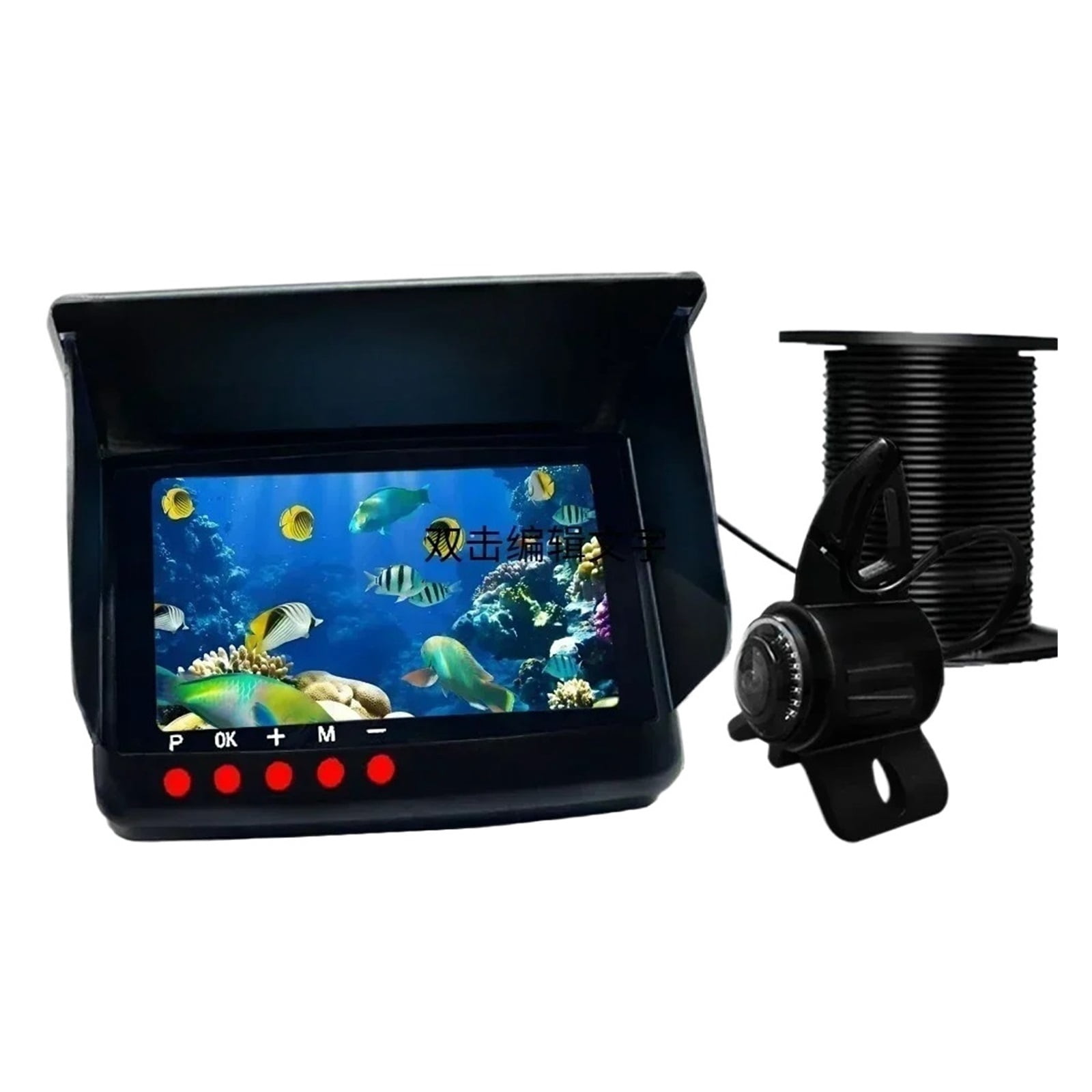 5-inch 4K video recording and fish broadcast underwater fishing camera ...