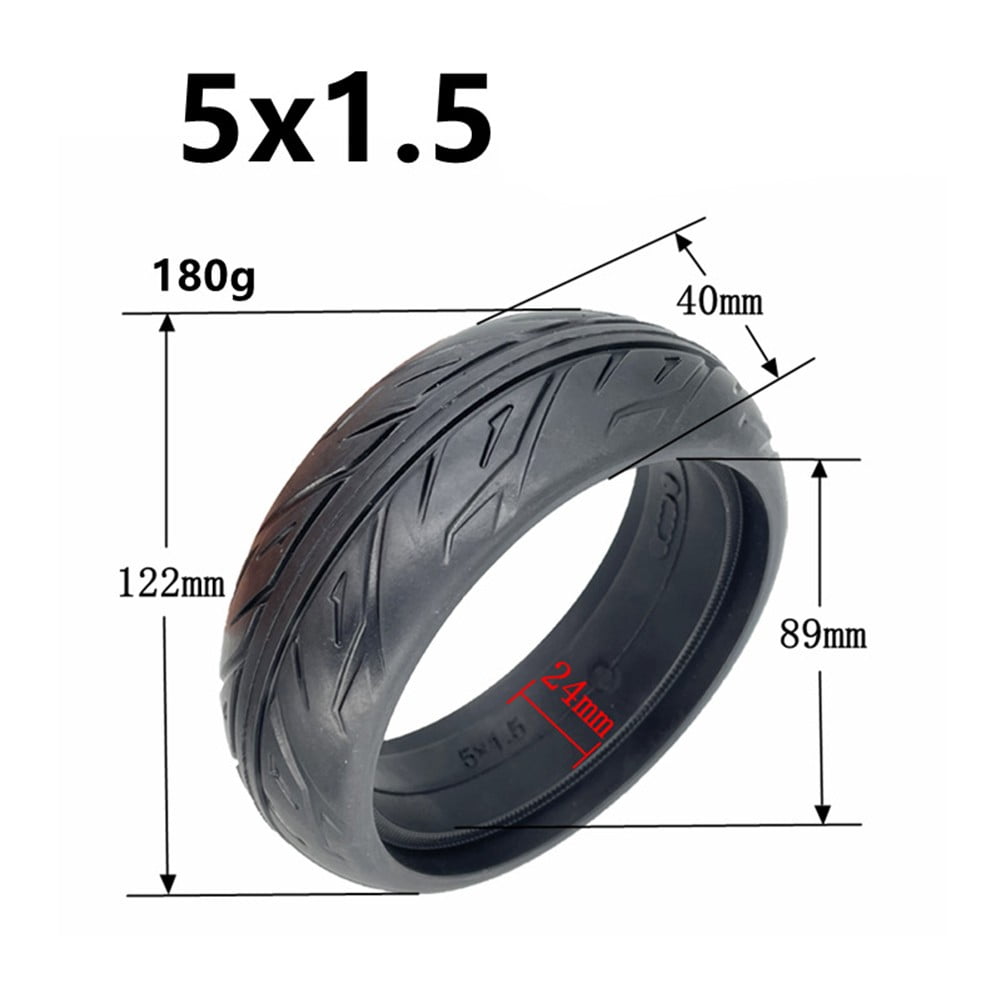 5 inch 5x1.5 Rear Wheel Scooter Tyre Replacement for Electric Scooter