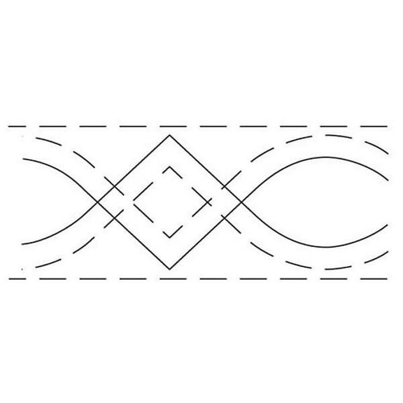 Quilt Pattern On A Roll Borders Made Easy Pattern 112 - 5 Inch By 26 Feet