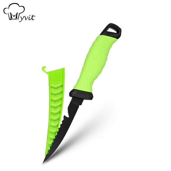 5 inch Fishing Fillet Knife Boning Knife Professional for Filleting Fish Boning Meat Sharp Stainless-Steel Non-Stick Coating Blade