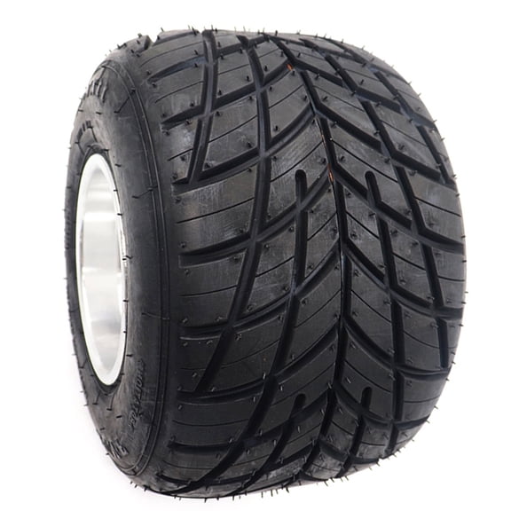 5 inch Go Kart Tires Tubeless and Rims 11x7.10-5 Tire 3 holes Rim Go Kart Front Rear Wheels For Racing Go Kart Go Cart Drift Trike ATV Mini Bike Dolly Carts Racer Rain Tire