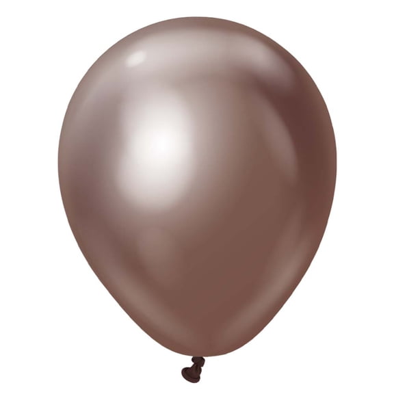 5 inch Kalisan Mirror Chocolate Latex Balloons (100 Pack) - Party Supplies Decorations