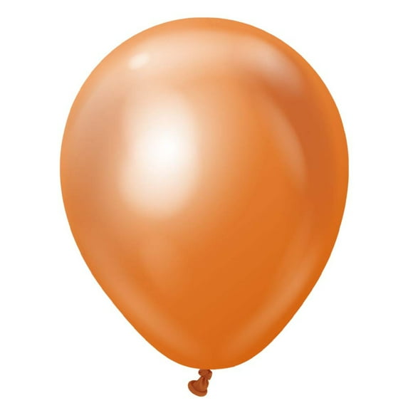5 inch Kalisan Mirror Copper Latex Balloons (100 Pack) - Party Supplies Decorations