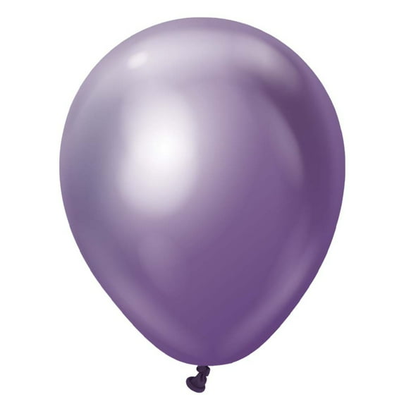 5 inch Kalisan Mirror Violet Latex Balloons (100 Pack) - Party Supplies Decorations