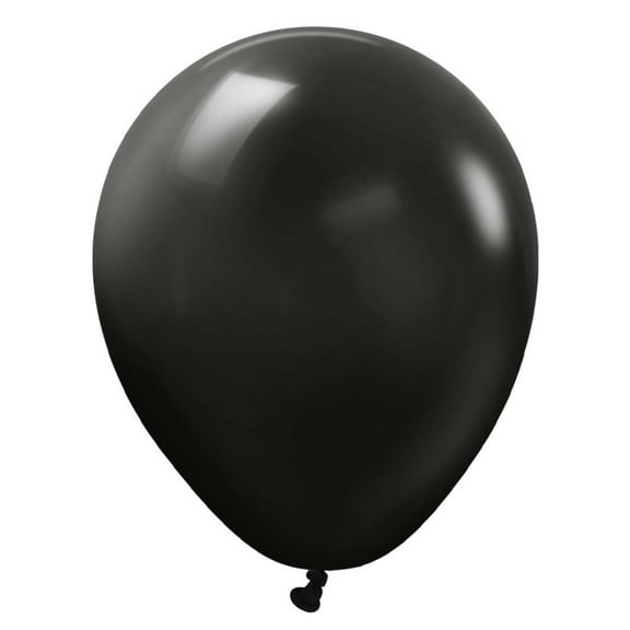 5 inch Kalisan Standard Black Latex Balloons (100 Pack) - Party Supplies Decorations