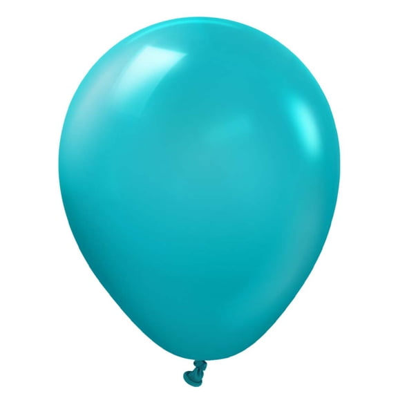 5 inch Kalisan Standard Turquoise Latex Balloons (100 Pack) - Party Supplies Decorations