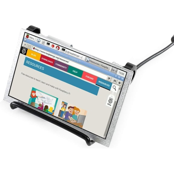 5 inch LCD IPS Display 800x480 Resolution Screen for 3 B+/3 B/3 A+/2 B/Zero/Zero W/Zero WH, DPI Interface, no Touch, Supports Raspbian, Ubuntu, OSMC