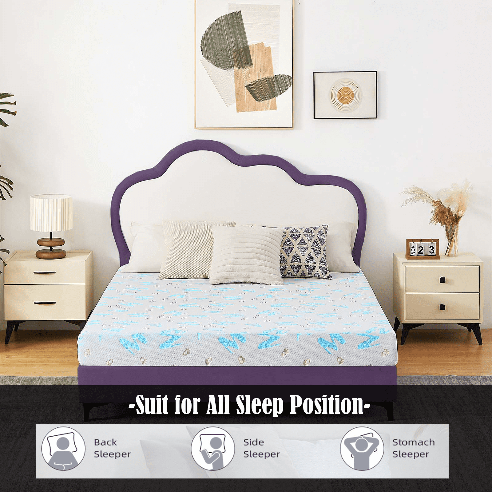 5 inch Memory Foam Mattress for Kids, Full Mattress for Bunk Bed