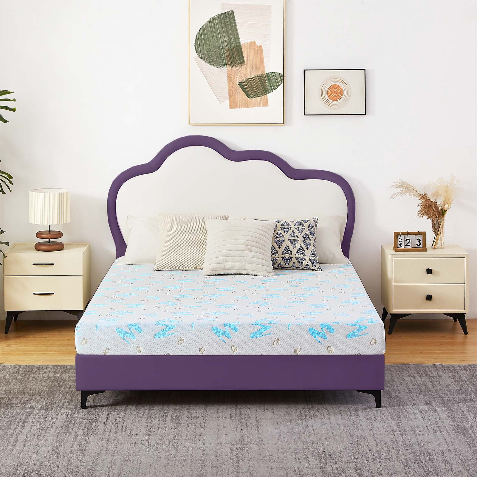 5 inch Twin Size Memory Foam Mattress for Kids, Ideal for Top Bunk Bed