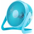 thumbnail image 1 of 5 inch Mini USB Desk Fan,Portable Table Fan,Quiet Small Fan,Desktop Cooling Fan,Quiet Operation,Air Circulator Electric Fan for Home Office Bedroom Travel Camping Home Office Car Outdoor,Blue, 1 of 7