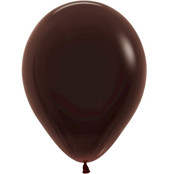 5 inch Sempertex Deluxe Chocolate Latex Balloons (100 Pack) - Party Supplies Decorations