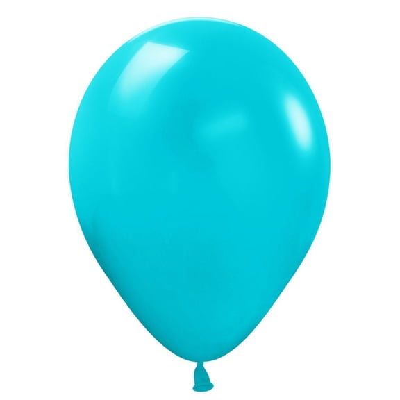 5 inch Sempertex Deluxe Turquoise Blue Latex Balloons (100 Pack) - Party Supplies Decorations