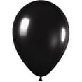 thumbnail image 1 of 5 inch Sempertex Metallic Black Latex Balloons (100 Pack) - Party Supplies Decorations, 1 of 2