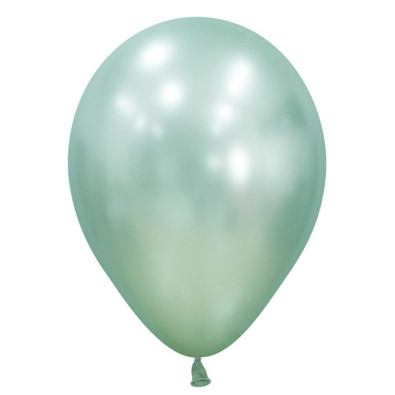 5 inch Sempertex Silk Cool Mint Latex Balloons (100 Pack) - Party Supplies Decorations