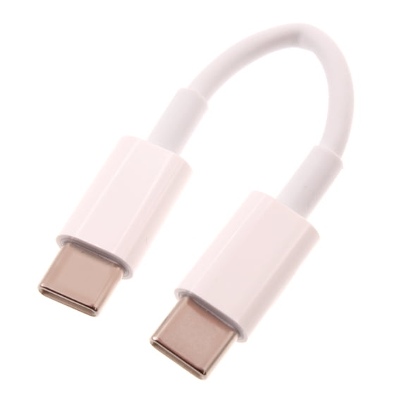 5 inch Short USB-C Cable for Galaxy Tab A7 10.4" (2022)/S6 Lite 10.4" (2024 SM-P620) - PD Fast Charge Cord Power Wire Wire Type-C to Type-C Sync White