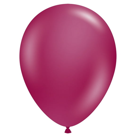 50 Tuftex Crystal burgundy balloons 5"