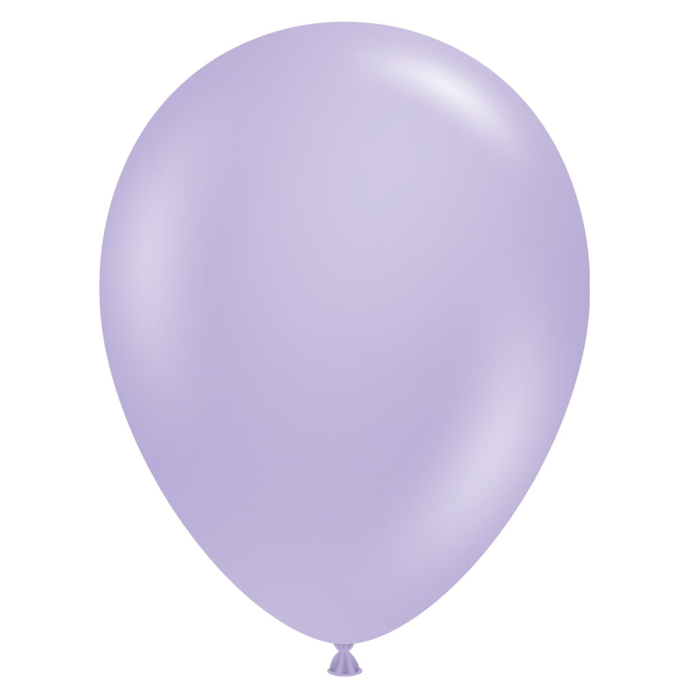 5 inch Tuftex Blossom Purple Latex Balloons (50 Pack) - Party Supplies ...