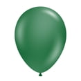 thumbnail image 1 of 5 inch Tuftex Metallic Forest Green Latex Balloons (50 Pack) - Party Supplies Decorations, 1 of 4