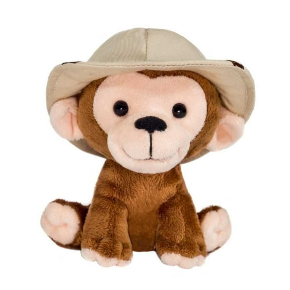 Safari Friends Monkey 5 Plush Stuffed Animal  Small Jungle-Themed Plush Toy  Ideal Gift for Kids, Collectors, or Travel