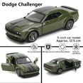thumbnail image 1 of 5-inch alloy car model Dodge Challenger rebound function static model alloy die-casting car model collection gift toy, 1 of 10