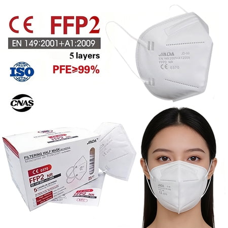5-layer 95 level protection for adults EU CE certified mask FFP2 NR mascarillas ffp2 25pcs