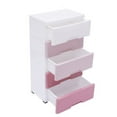 thumbnail image 1 of 5-layer Home Storage Drawers Clothes Storage Tower PP Storage Dressers Pink, 1 of 12