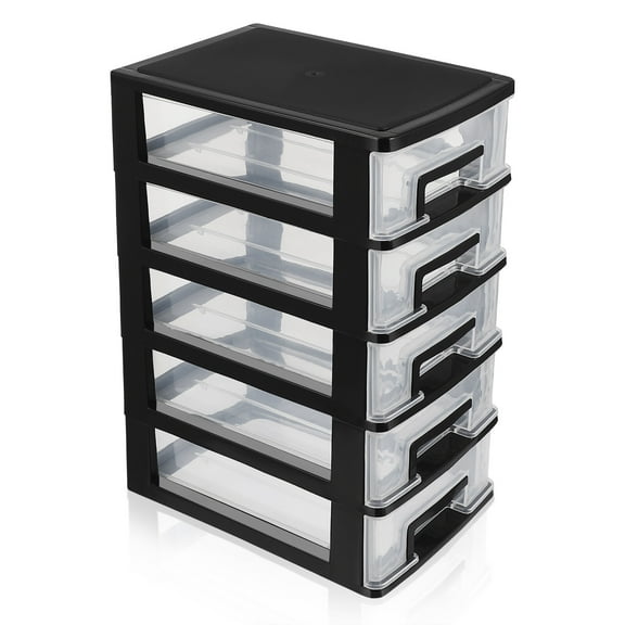 Sundries Holder, Black Plastic Storage Box, Convenient Sorting