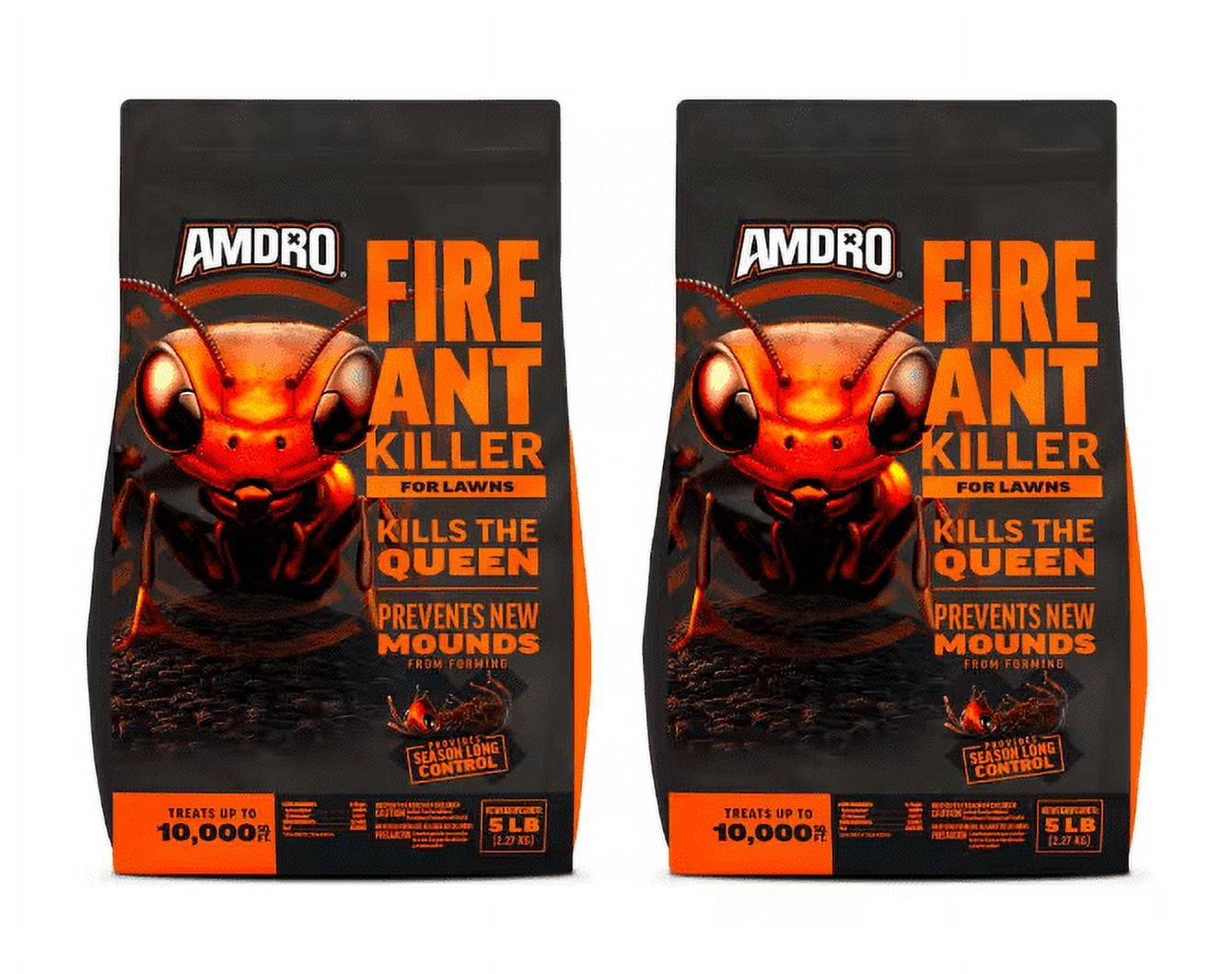 5 lb. 10,000 sq. ft. Outdoor Fire Ant Killer Yard Treatment Granule Bait with 3-Month Control (2-Pack)
