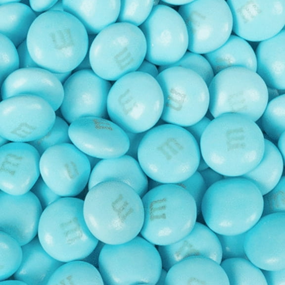 1,875Pcs Light Blue Coated M&M's Milk Chocolate Candy (3.75lb Bag)