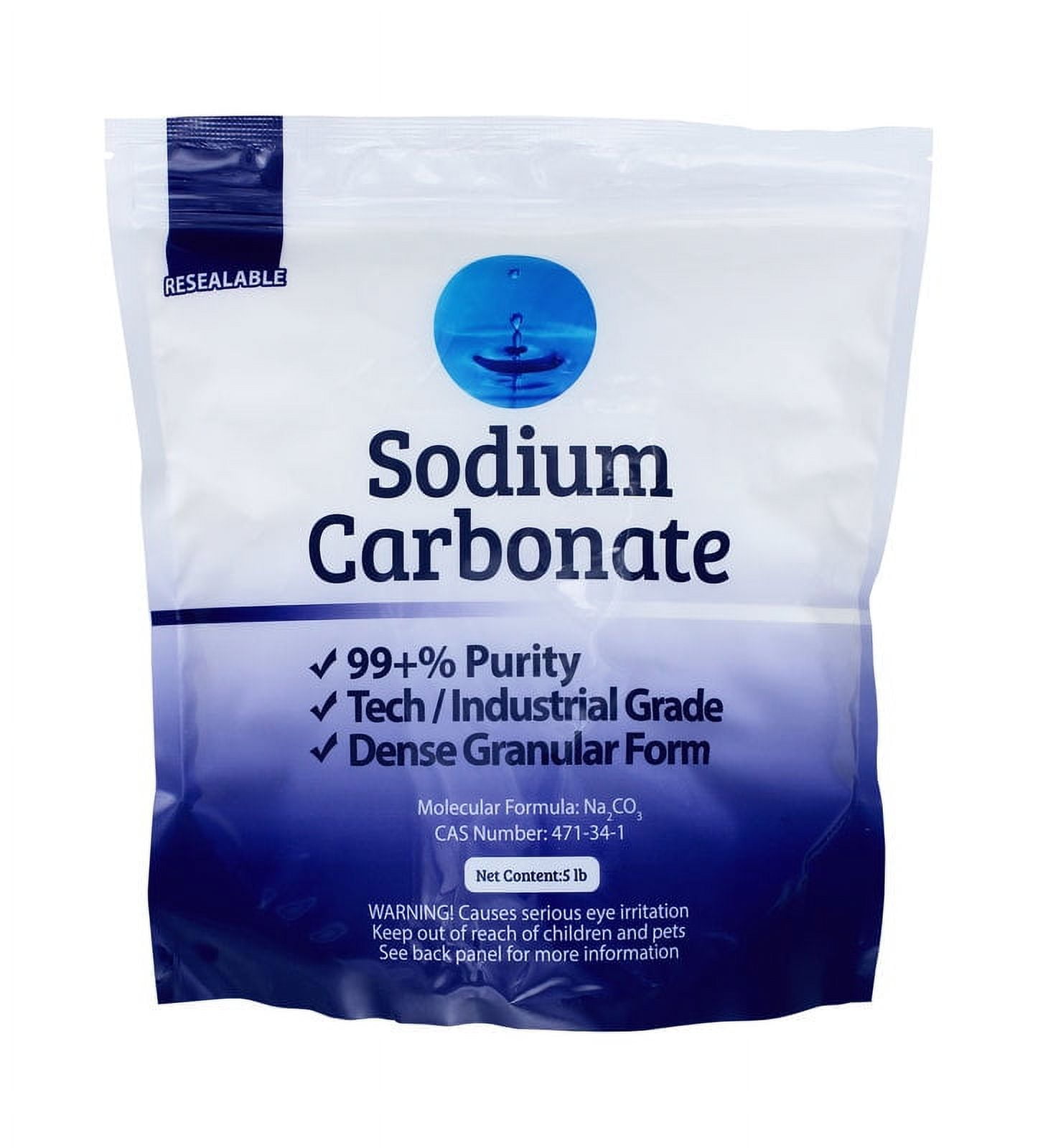 Soda Ash - Sodium Carbonate - Washing Soda - Soda Glass - Soda Ash Fixer -  Mordant - Natural Dye - 2 oz