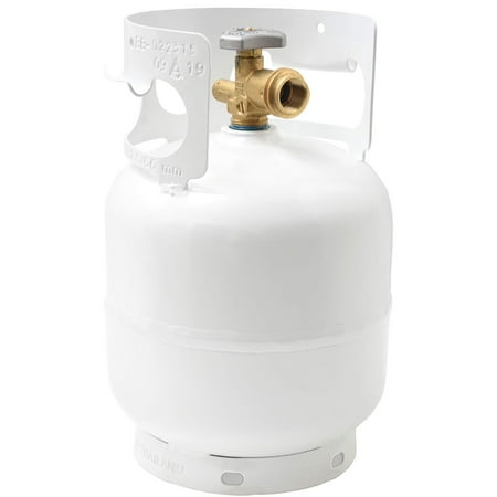 5 lb Refillable Steel Propane Tank Cylinder NIB Free Shipping to PR