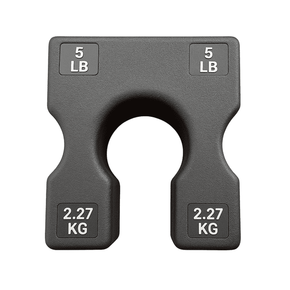 5 lb Weight Stack Add On – 5 Pound Weight Stack Adapter Plates for Home Gym, Exercise Machine Attachment – Fits Block Weights, Weight Machines, Dumbbells, Racks and More