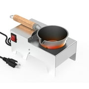 5 lbs High Power Stainless Steel Electric Melting Pot, Micro Switch Function, High Efficiency and Energy Saving Melting Fishing Weights and Bullet Molds