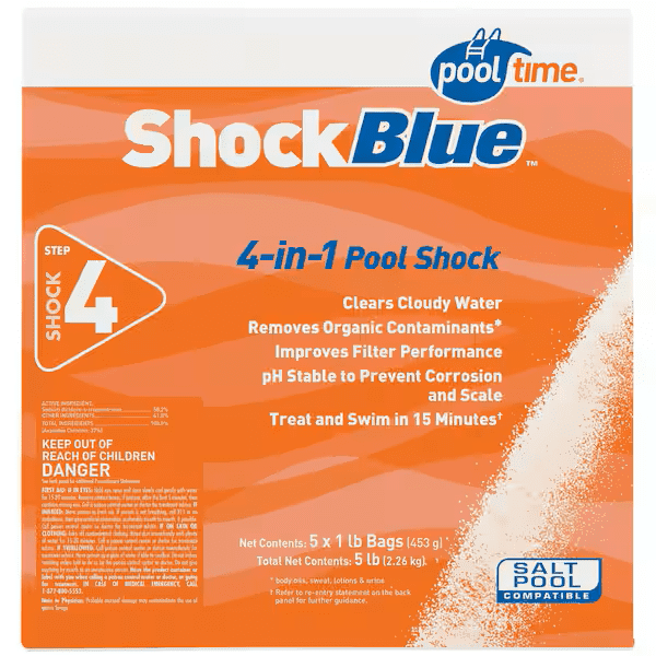 5 lbs. Shock Blue Pool Shock