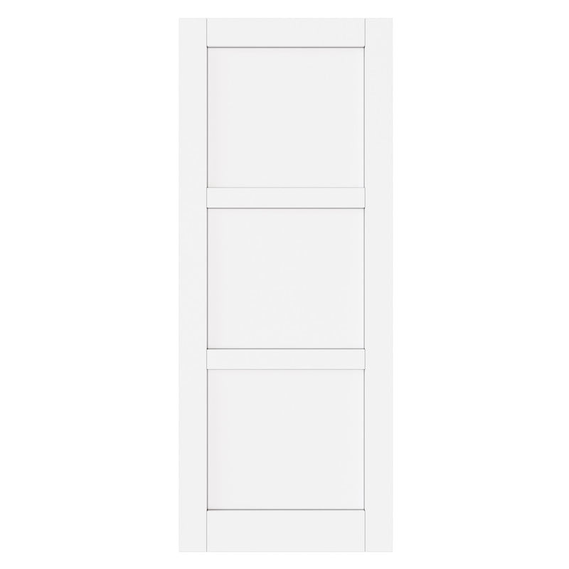 32" x 80" White Primed Solid Core Interior Door Slab