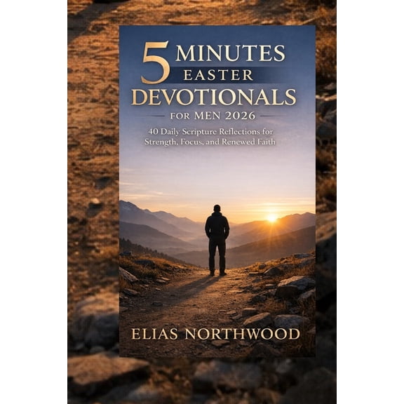 5 minutes Easter devotionals for men 2026: 40 Daily Scripture Reflections for Strength, Focus, and Faith., (Paperback)
