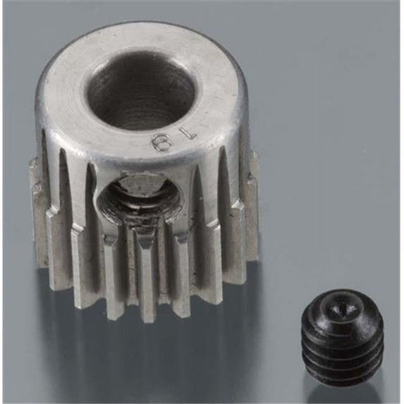 5 mm Bore Hard 48 Pitch Machined 19 Tooth Pinion