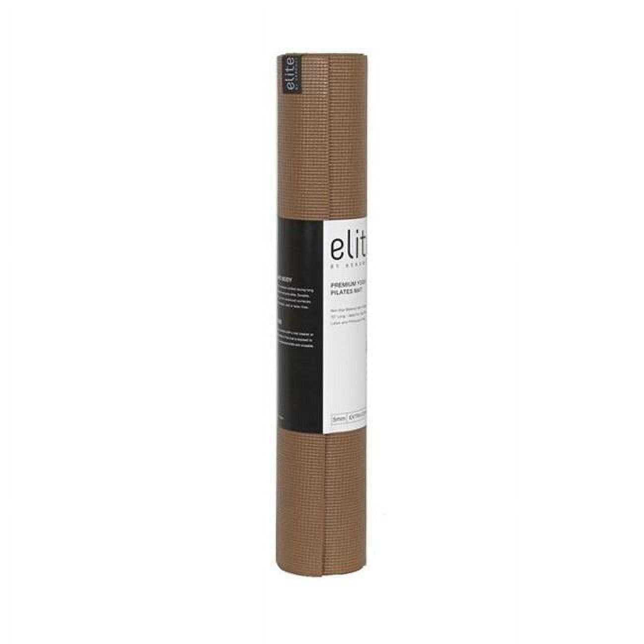 5 mm Elite Yoga & Pilates Aeromat, Chai - 24 x 72 in.