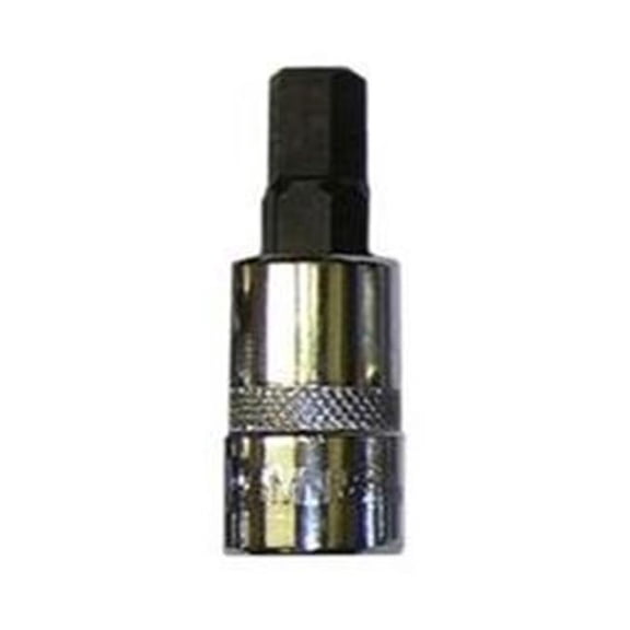 5 mm Hex One Piece Drive Bit, 0.25 in. Square Drive