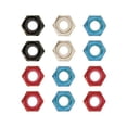 thumbnail image 1 of 5 mm Locking Nut, Red - 6 Piece, 1 of 1
