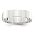 thumbnail image 1 of 5 mm Sterling Silver Flat Band, Polished - Size 7.5, 1 of 1