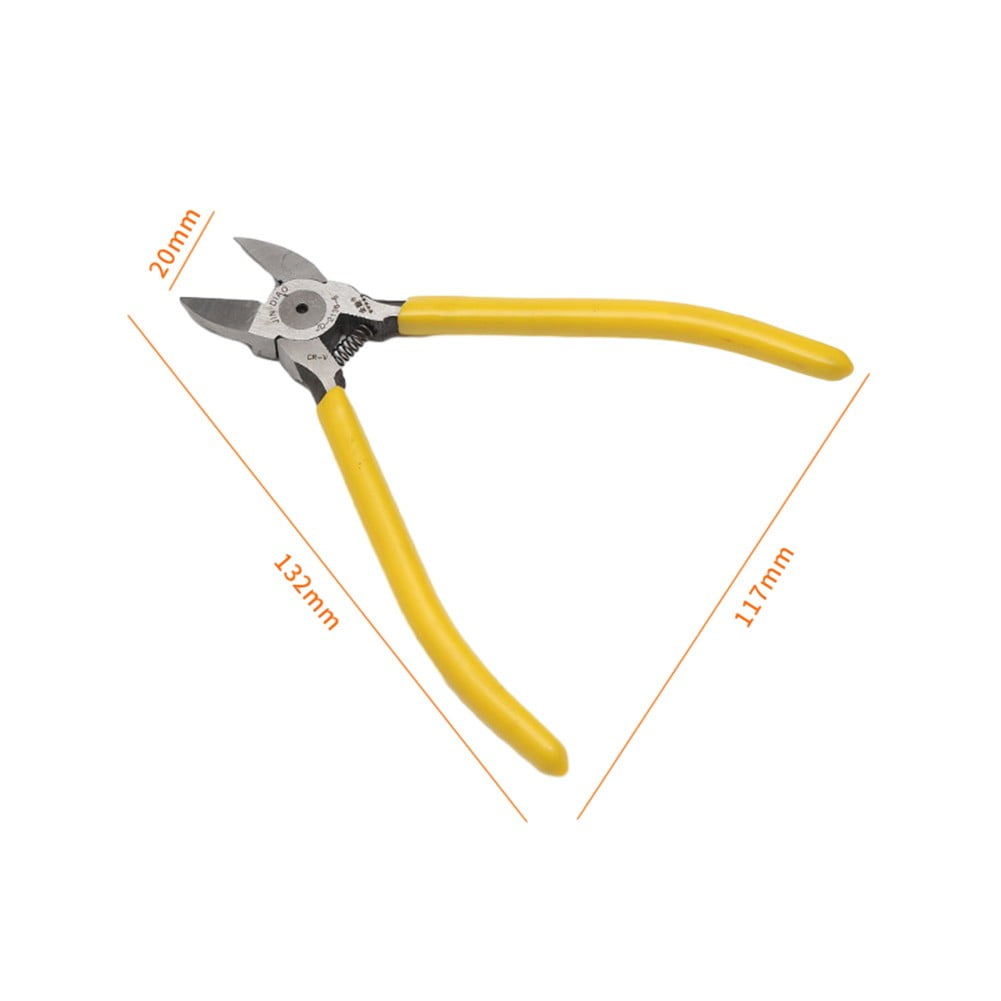 5 or 6 in Flush Cut Side Cutter Diagonal Cutting Plier Wire Cable Nippers Tools