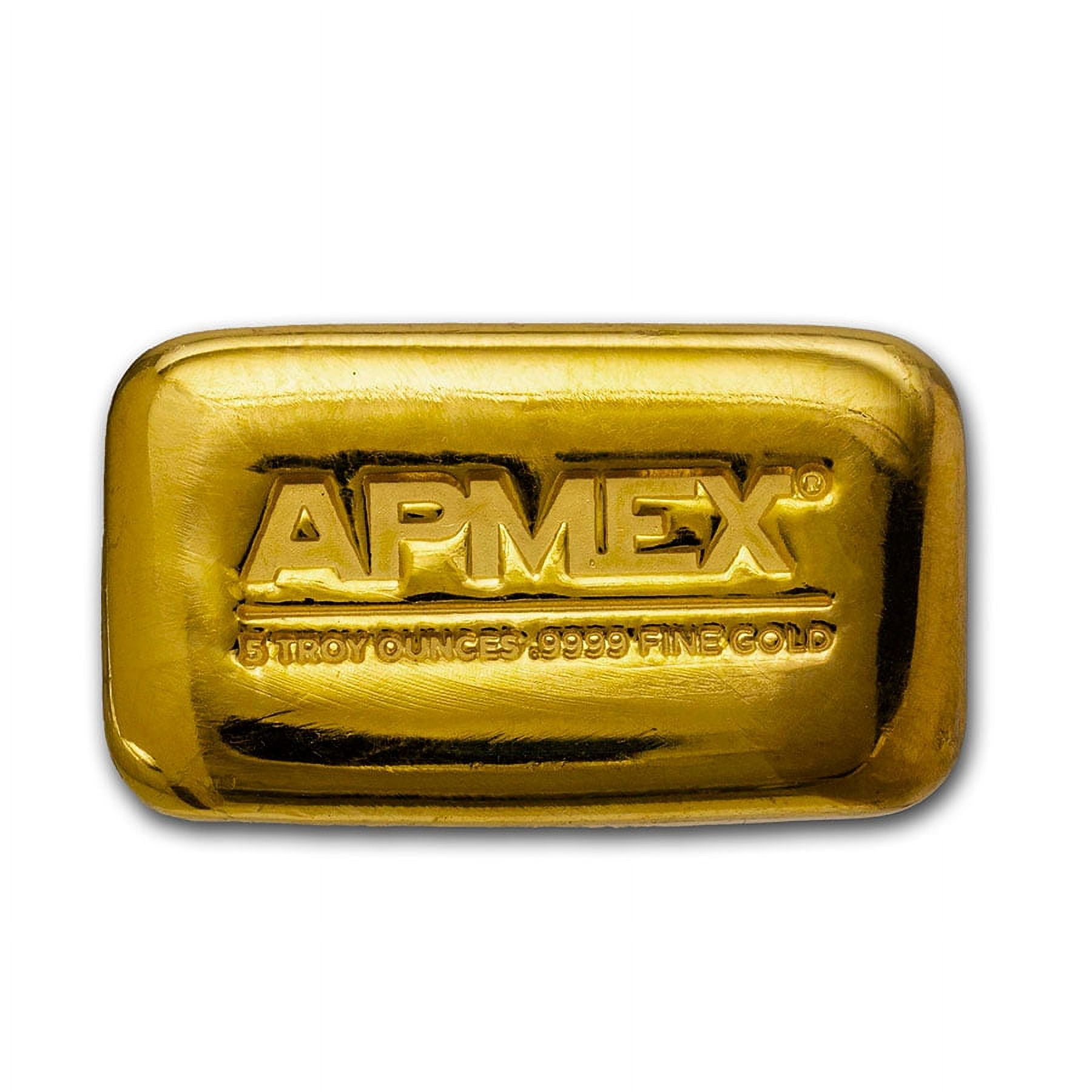 5 oz CastPoured Gold Bar APMEX