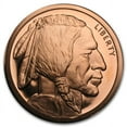 thumbnail image 1 of 5 oz Copper Round - Buffalo Nickel, 1 of 3