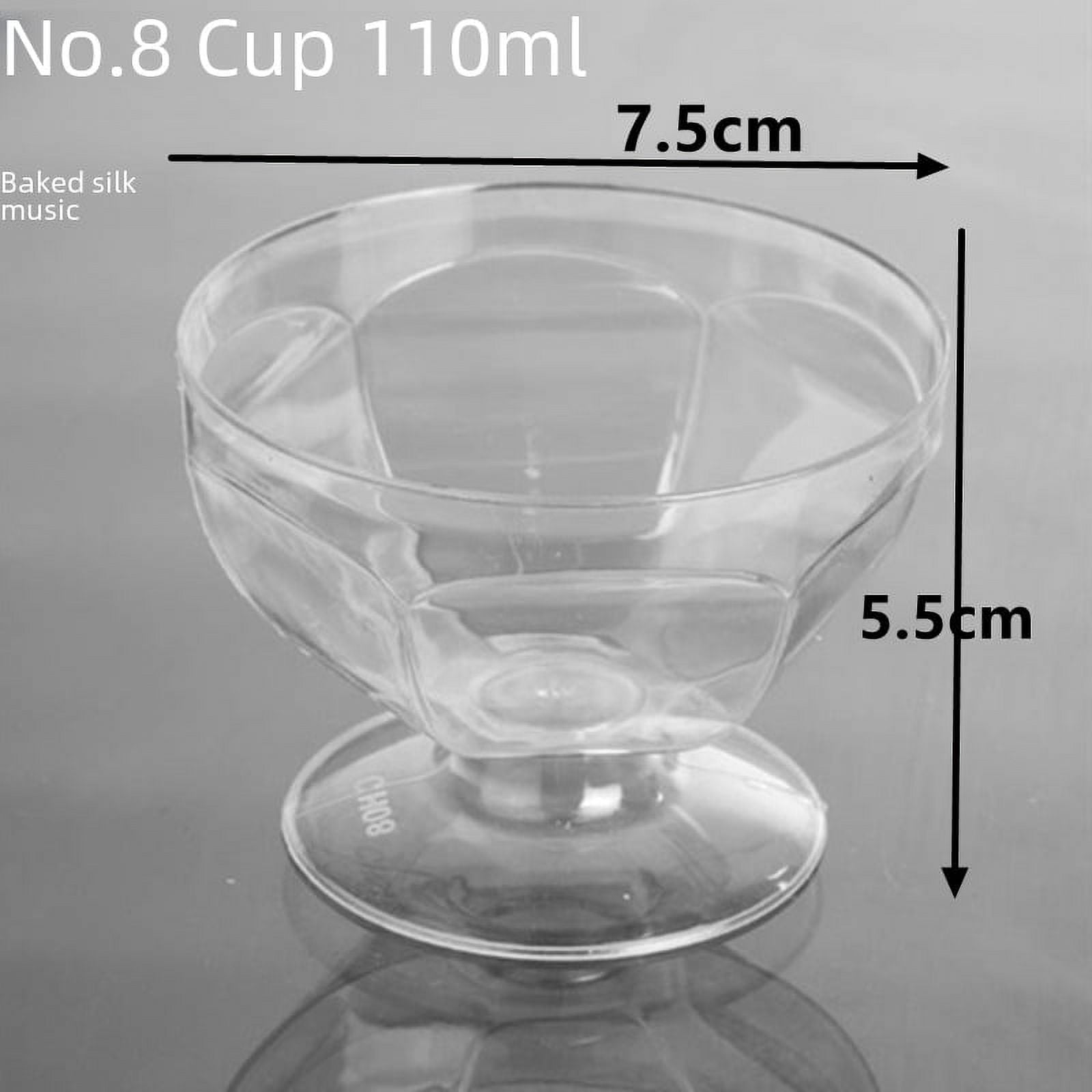 5 oz Dessert Dessert Cup Disposable Onepiece Goblet Ice Cream Cup
