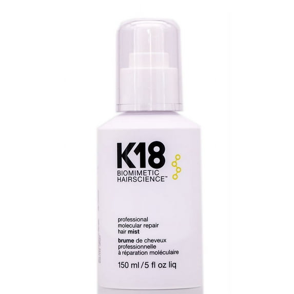5 oz , K18 Biomimetic Hairscience Pro Molecular Repair Hair Mist , Hair Beauty Product - Pack of 2 w/ Sleek Pin Comb
